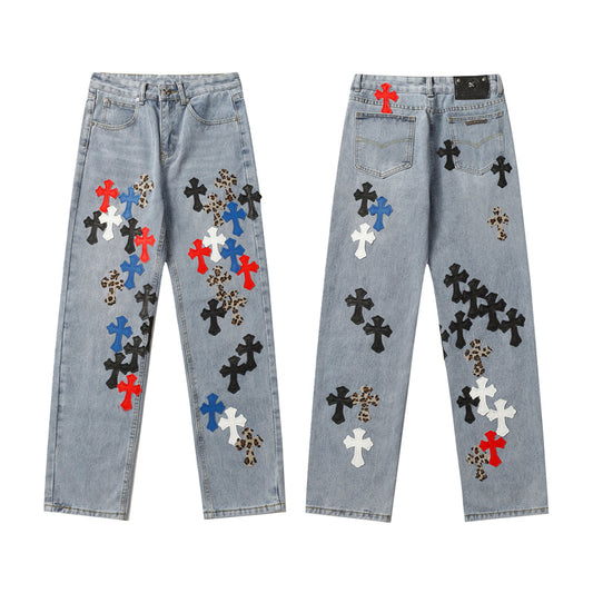 Chrome Hearts Iconic Denim Jeans - Legendary Luxury Streetwear