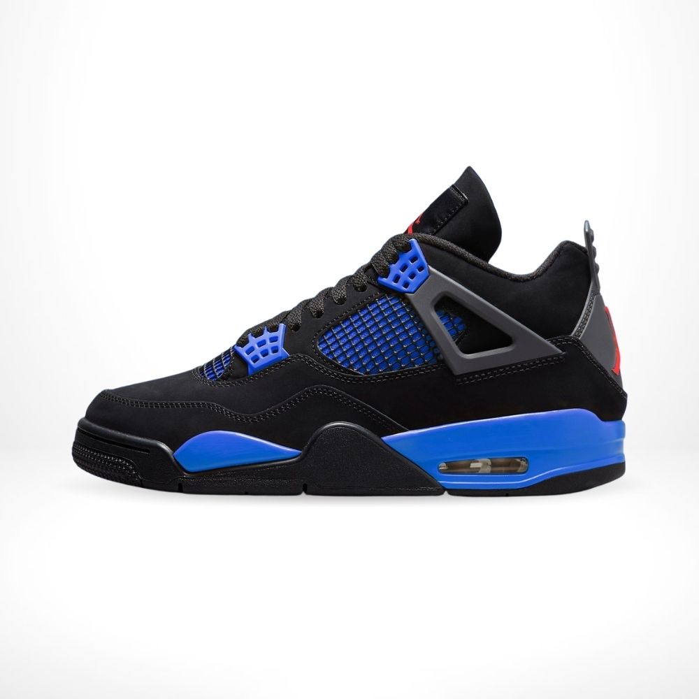 Air Jordan 4 Black Deep Royal Blue